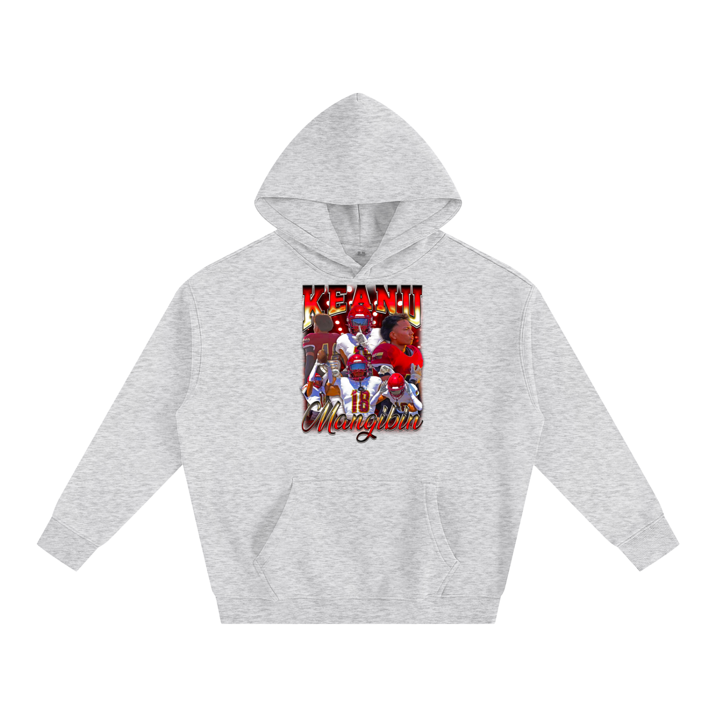 Keanu Mangibin Oversize Fleeced Hoodie