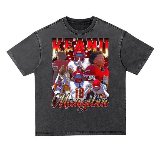 Keanu Mangibin Oversized Acid wash T-shirt
