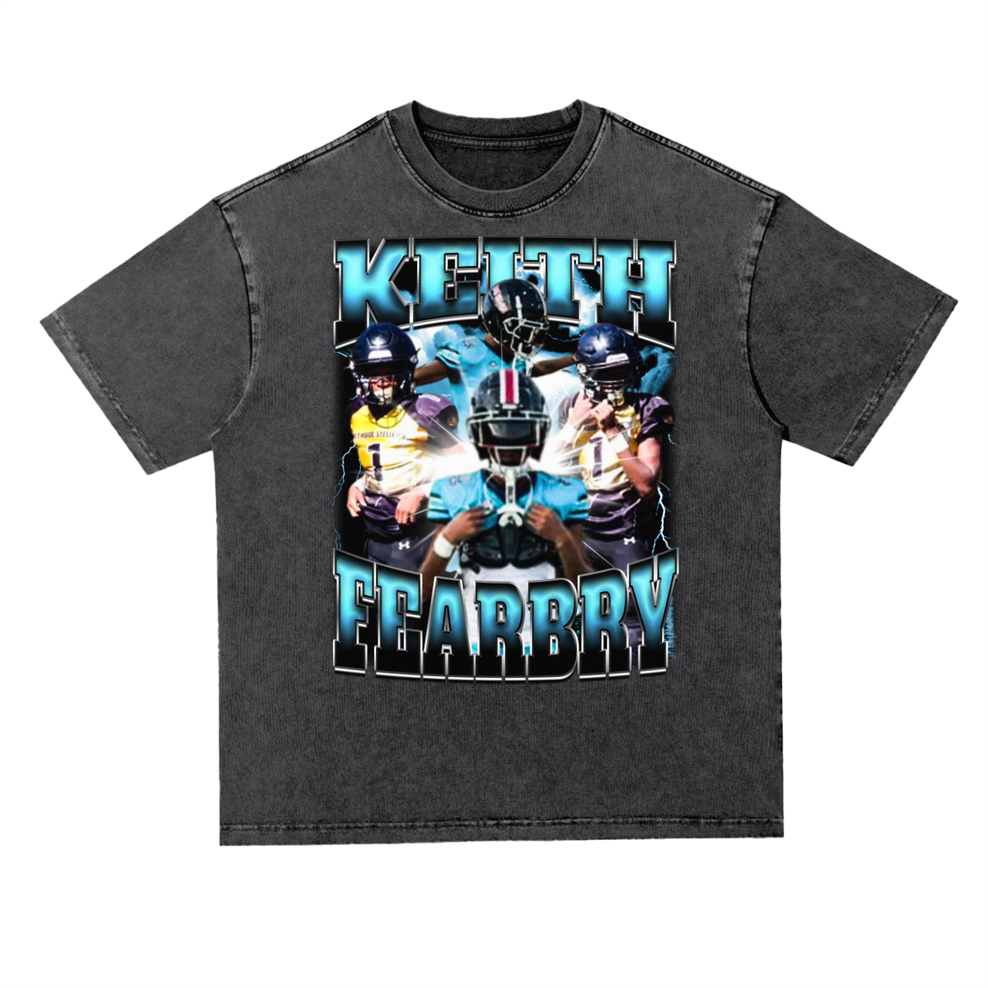 Keith Fearbry Oversized Acid wash T-shirt