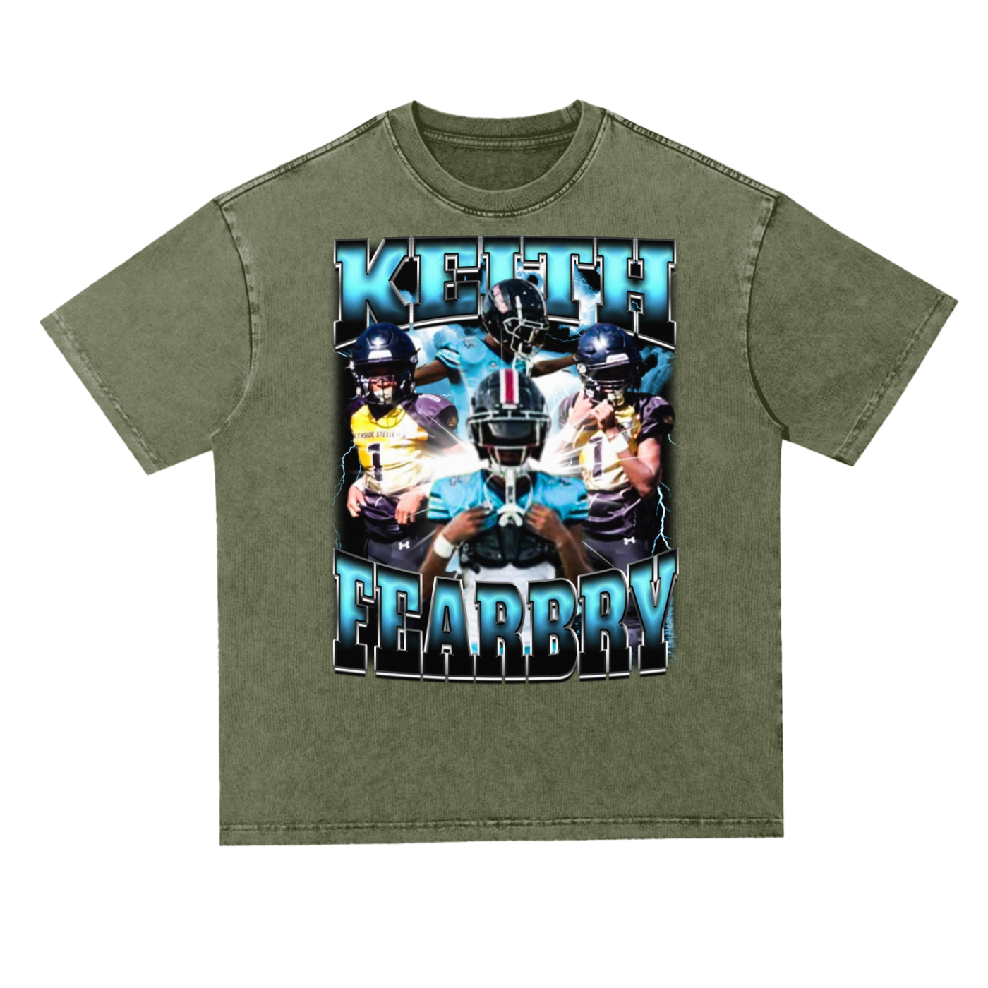 Keith Fearbry Oversized Acid wash T-shirt