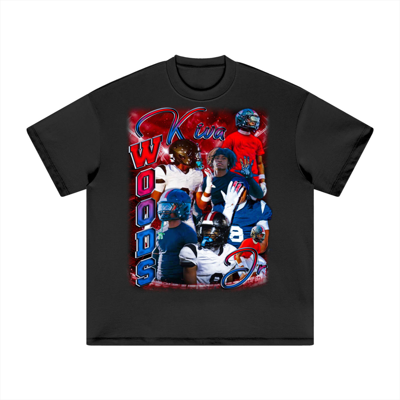Kiva Woods Jr Heavyweight Oversized T-shirt