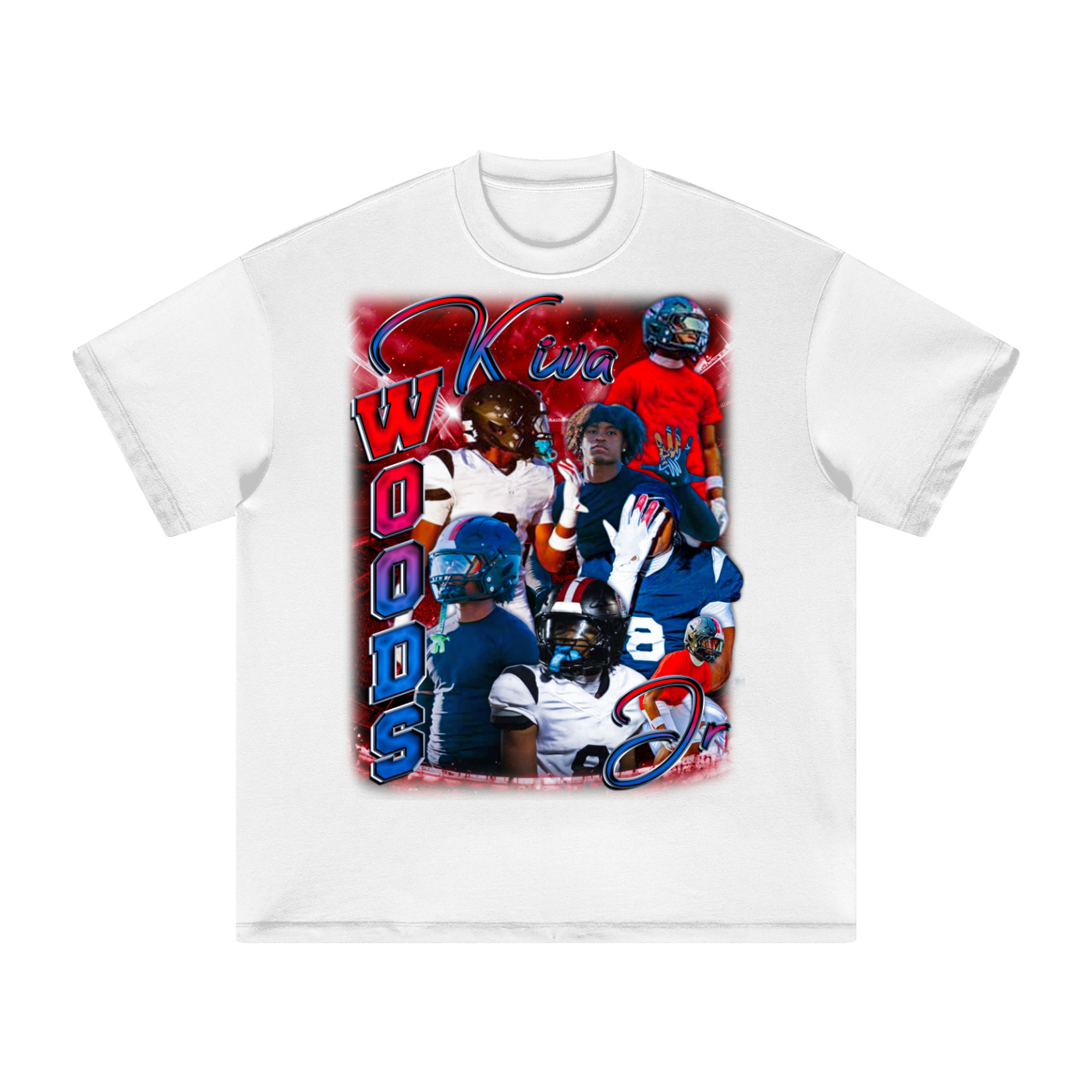 Kiva Woods Jr Heavyweight Oversized T-shirt