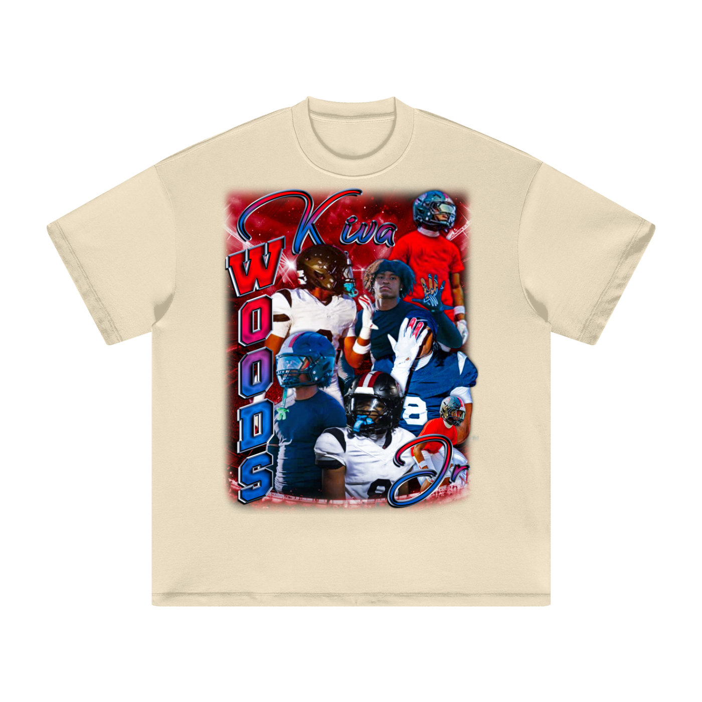 Kiva Woods Jr Heavyweight Oversized T-shirt