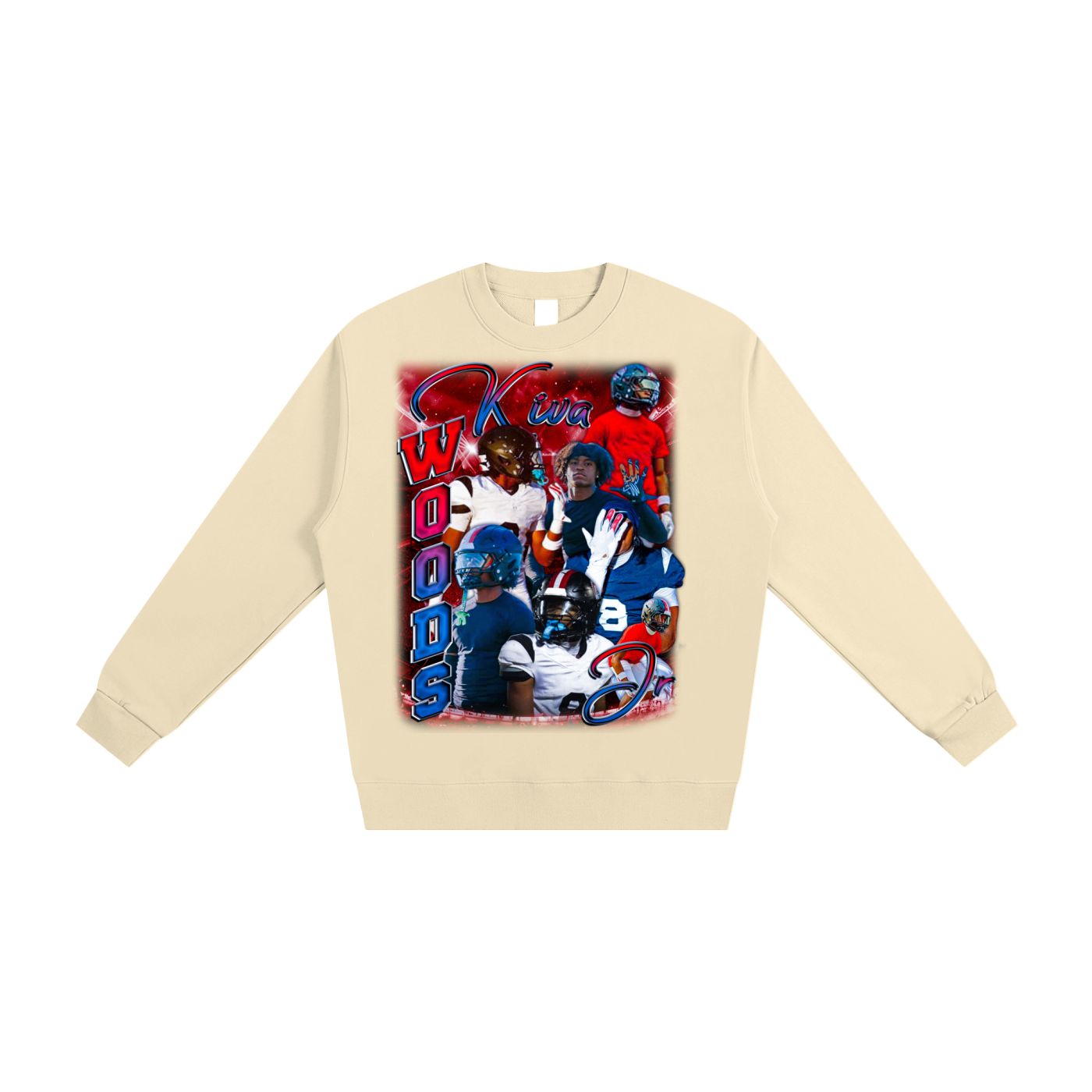 Kiva Woods Jr Heavyweight Crewneck Sweatshirt