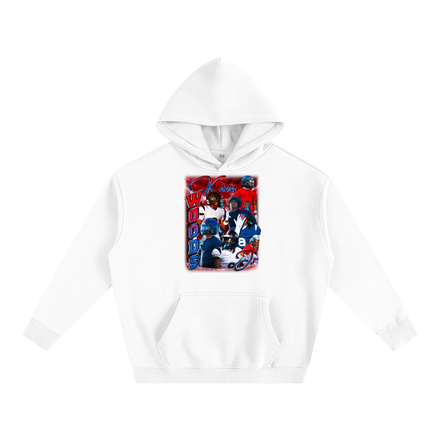 Kiva Woods Jr Oversize Fleeced Hoodie