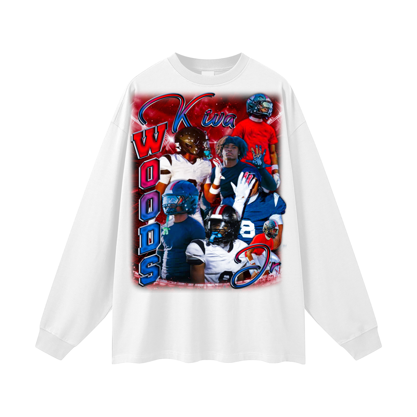 Kiva Woods Jr Oversized Long Sleeve Tee