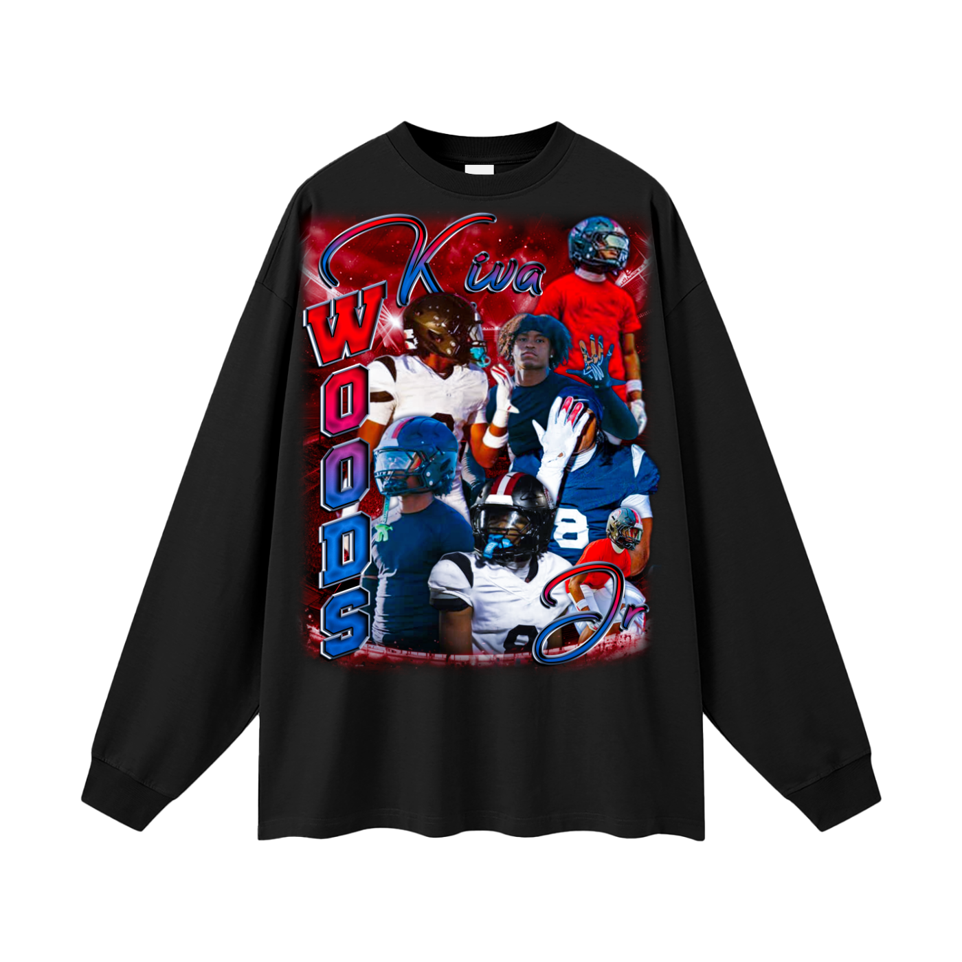 Kiva Woods Jr Oversized Long Sleeve Tee