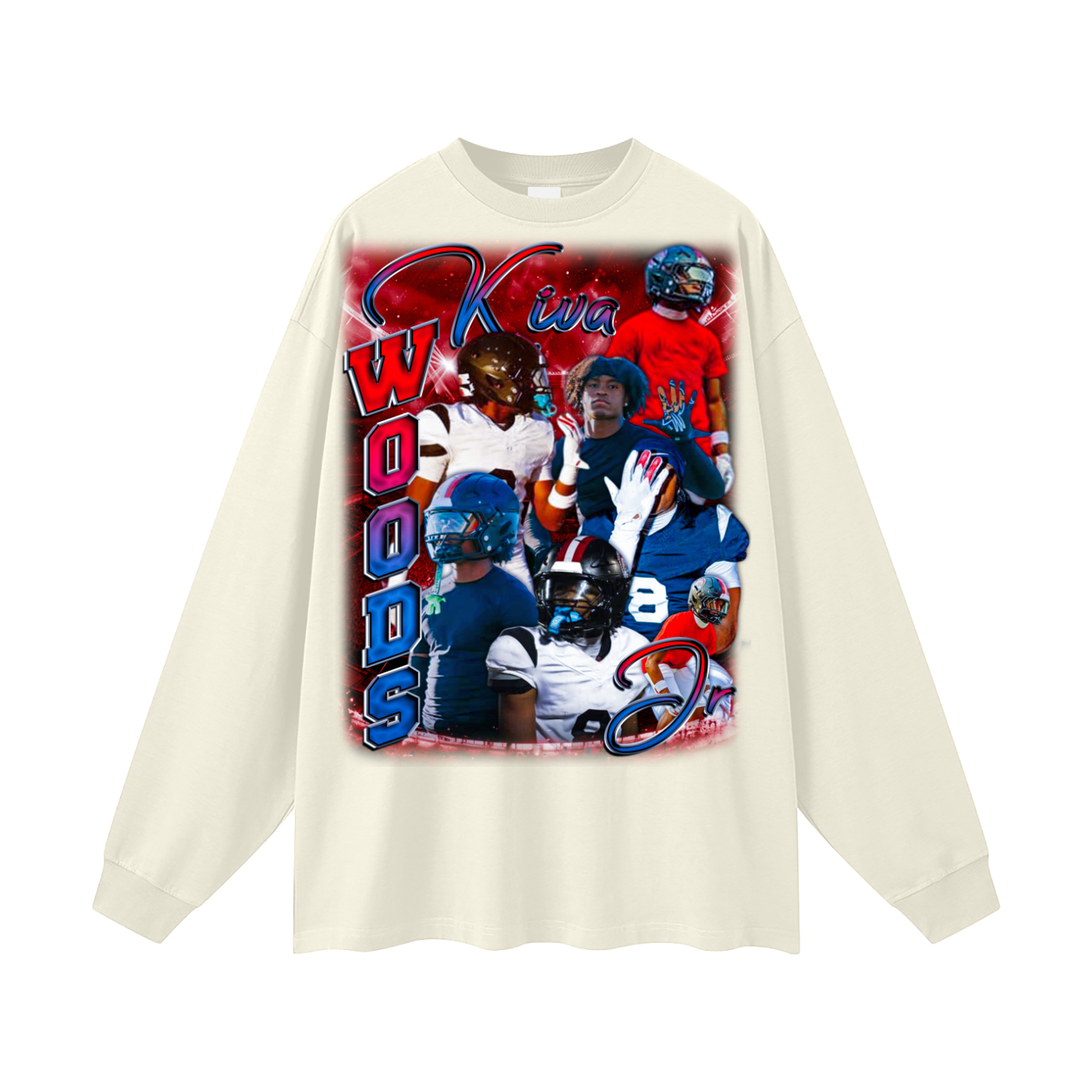 Kiva Woods Jr Oversized Long Sleeve Tee