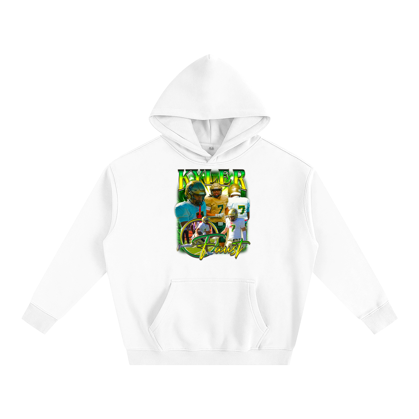 Kyler Faust Oversize Fleeced Hoodie