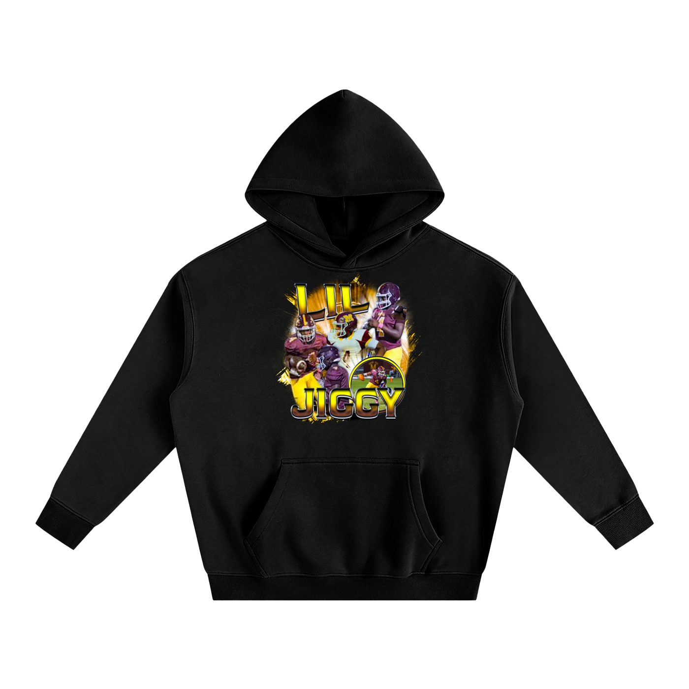 Lil Jiggy Oversize Fleeced Hoodie