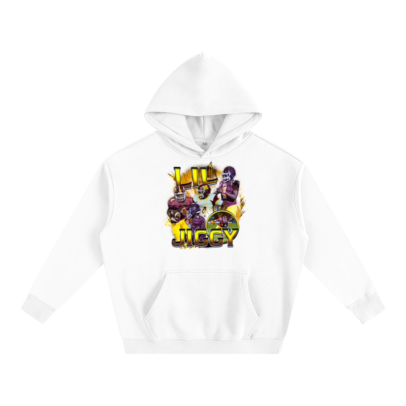 Lil Jiggy Oversize Fleeced Hoodie