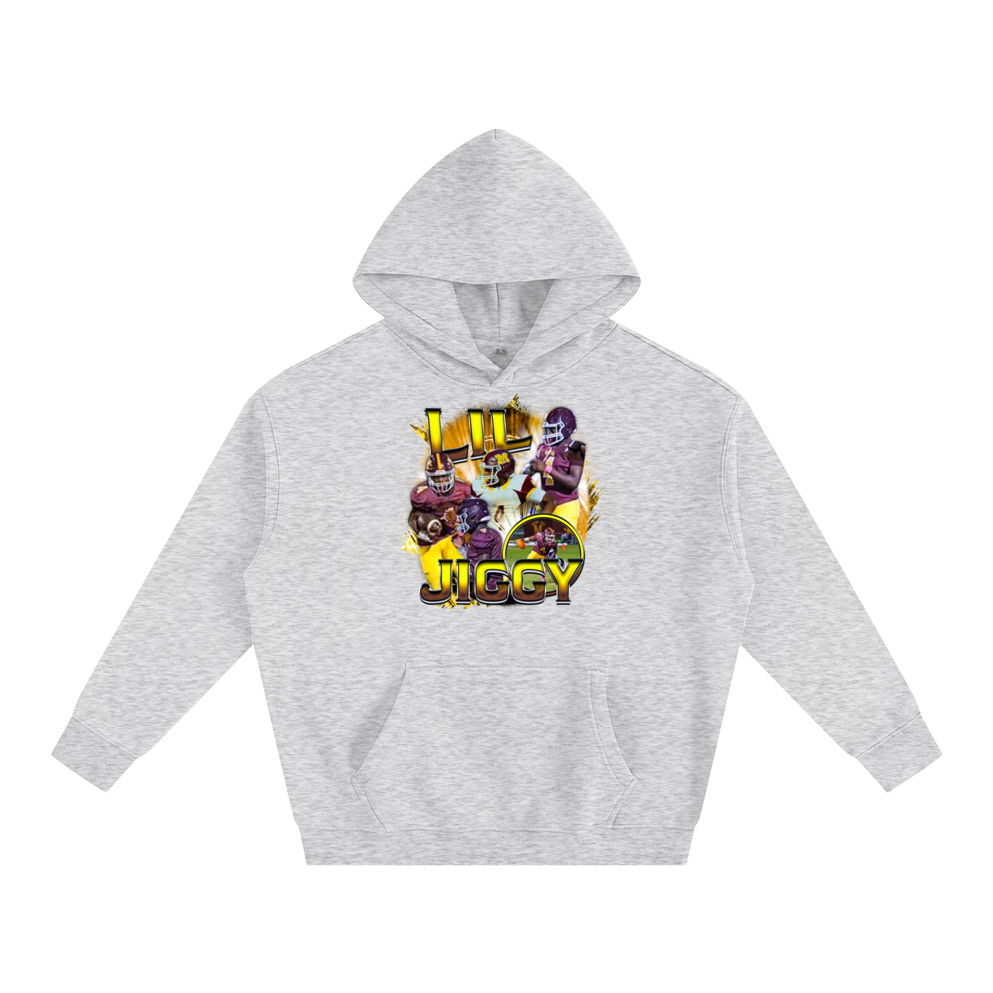 Lil Jiggy Oversize Fleeced Hoodie