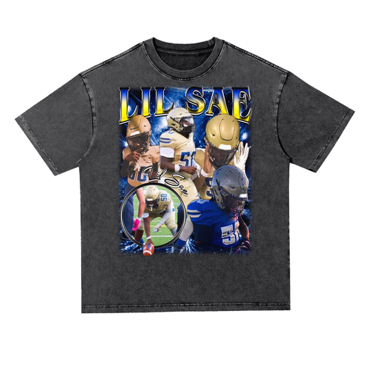 Lil Sae Oversized Acid wash T-shirt