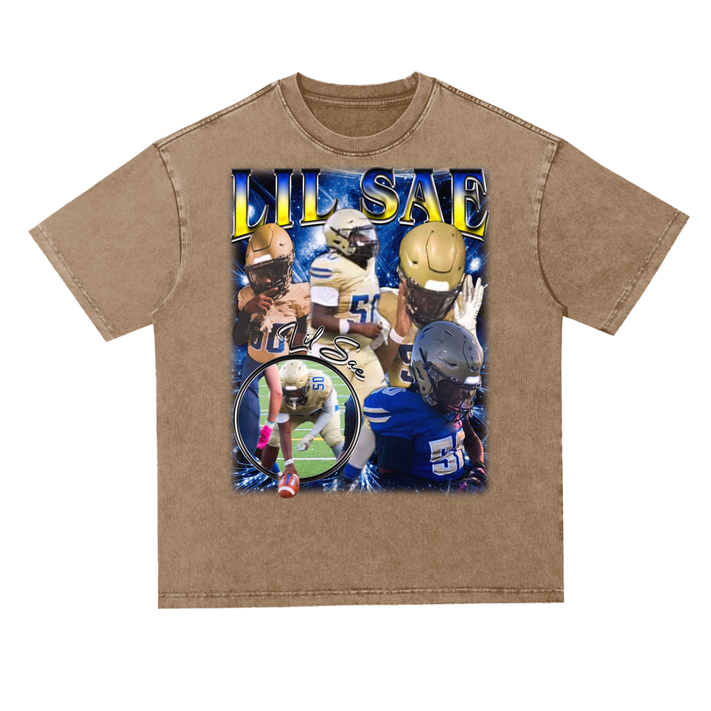 Lil Sae Oversized Acid wash T-shirt