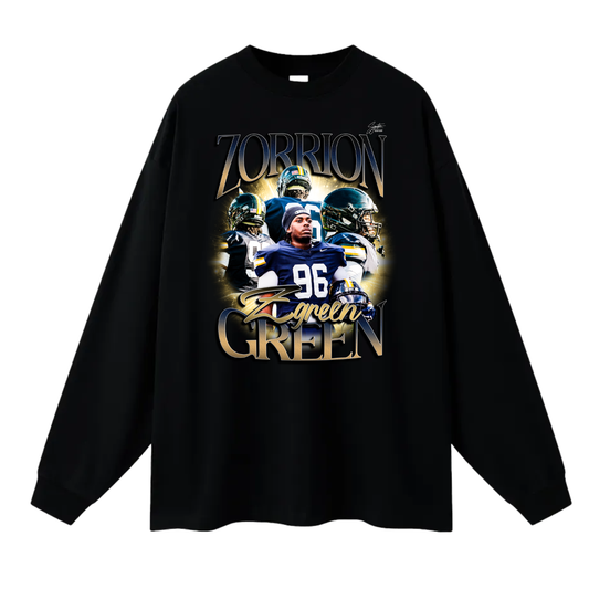 Zorrion Green Long Sleeve Tee