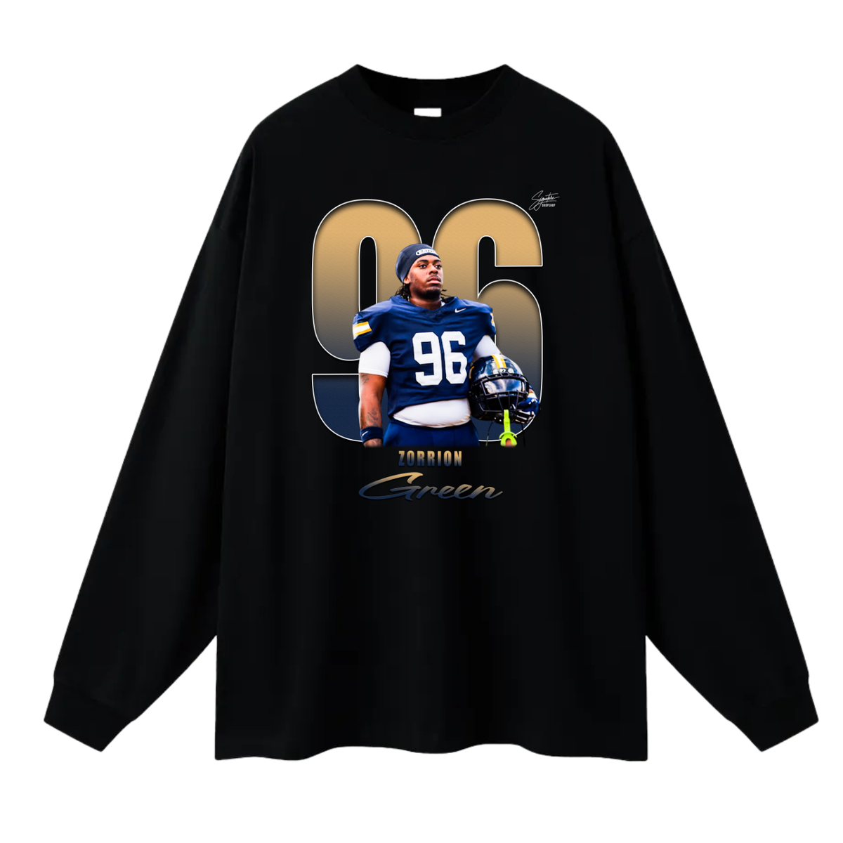 Zorrion Green Long Sleeve Tee