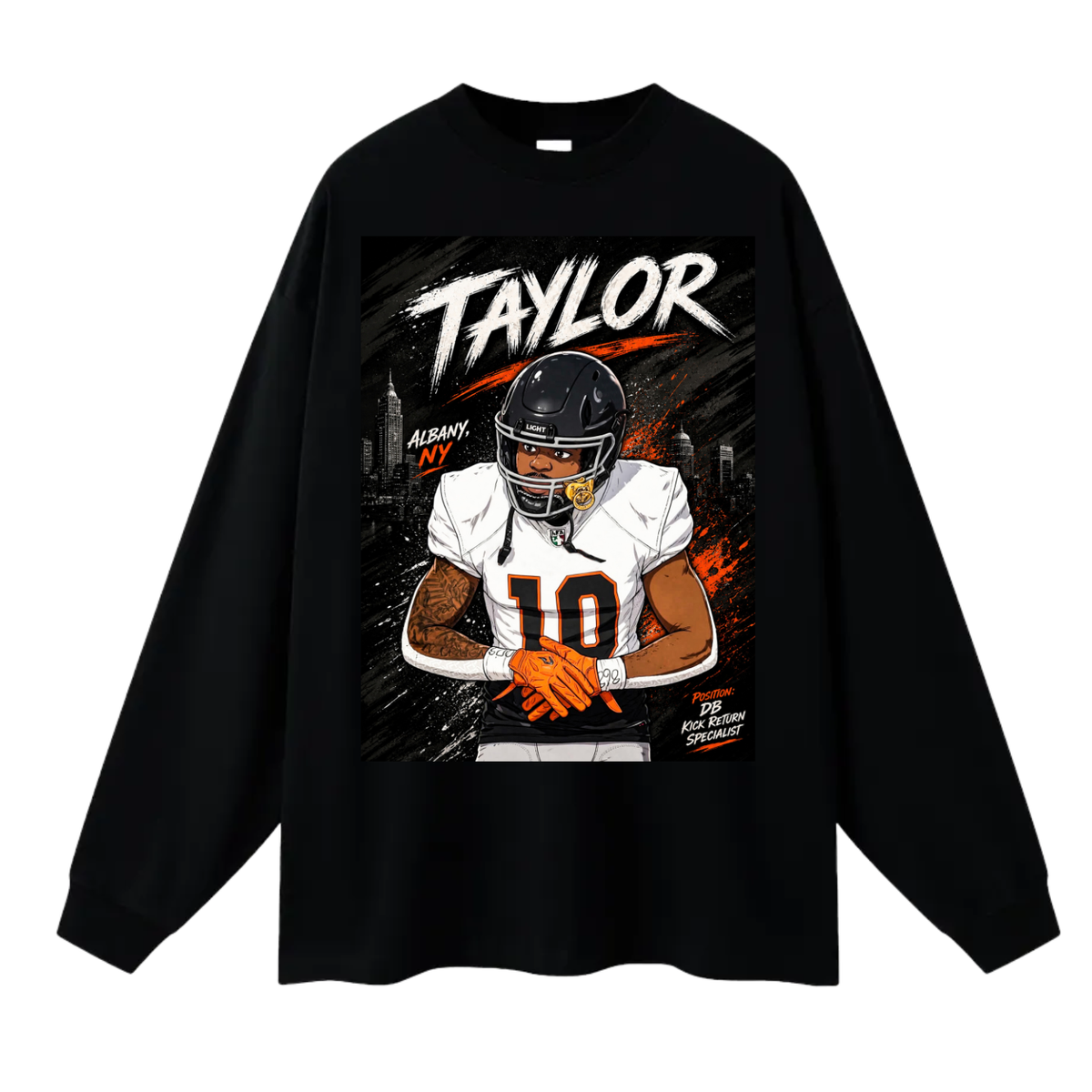 Taurian Taylor Long Sleeve Tee