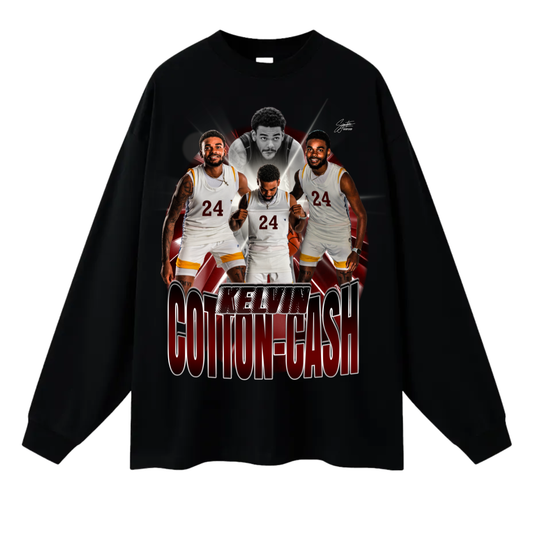 Kelvin Cotton-Cash Long Sleeve Tee