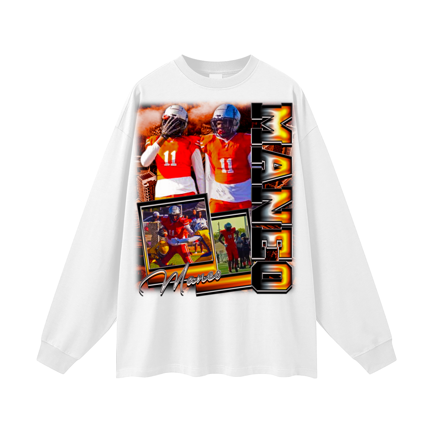 Maneo Oversized Long Sleeve Tee