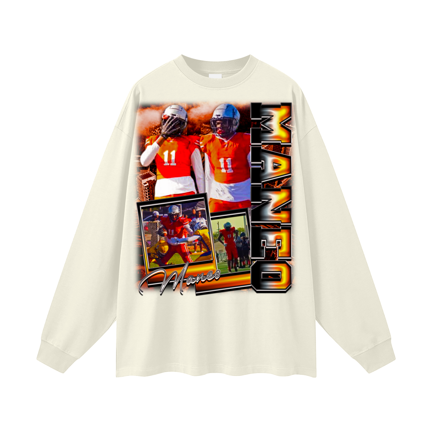 Maneo Oversized Long Sleeve Tee