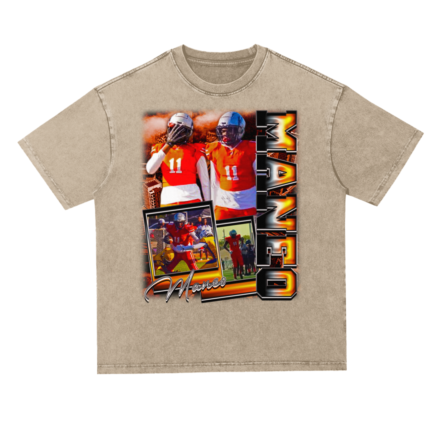 Maneo Oversized Acid wash T-shirt