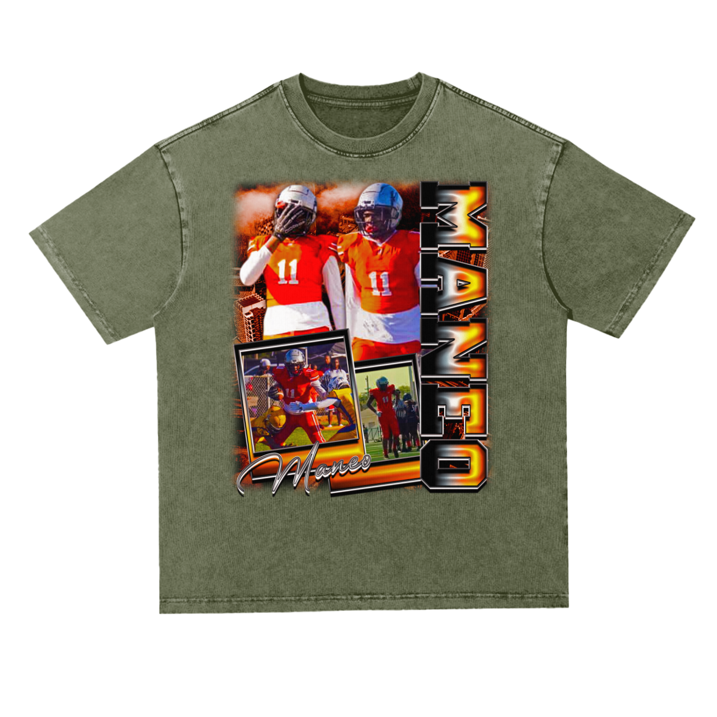 Maneo Oversized Acid wash T-shirt