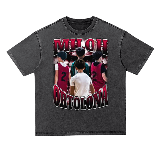 Miloh Ortolona Oversized Acid wash T-shirt