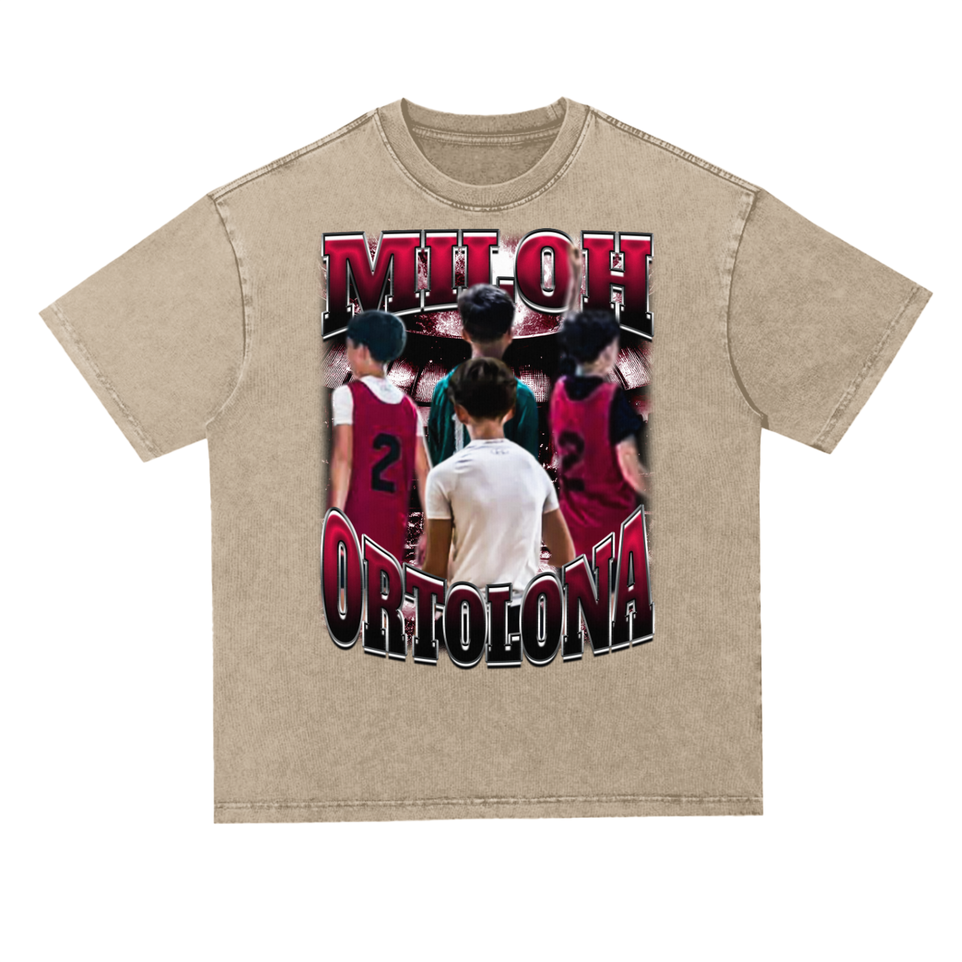 Miloh Ortolona Oversized Acid wash T-shirt