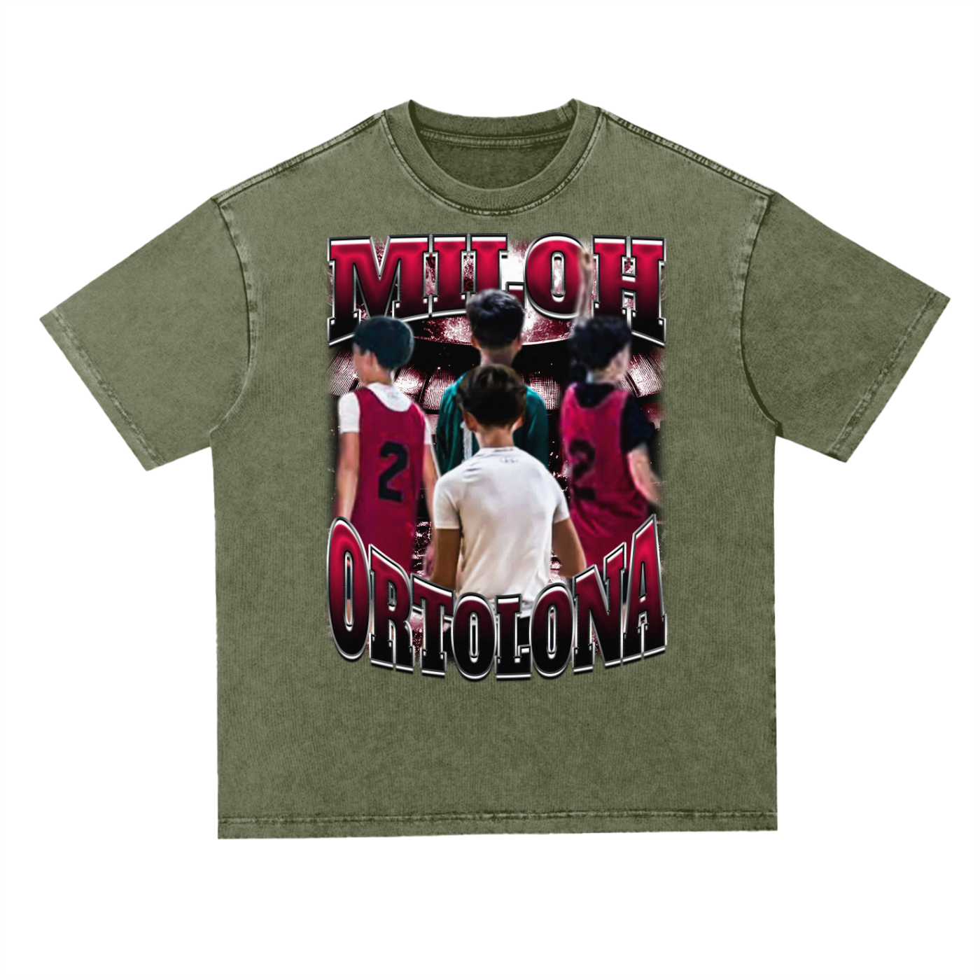 Miloh Ortolona Oversized Acid wash T-shirt