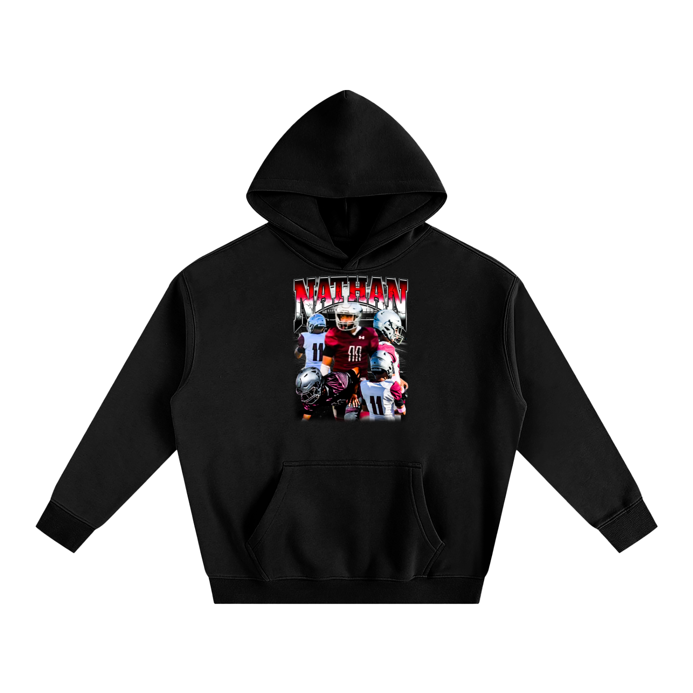 Nathan Oversize Fleeced Hoodie
