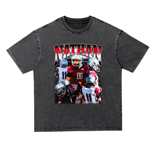Nathan Oversized Acid Wash Tee