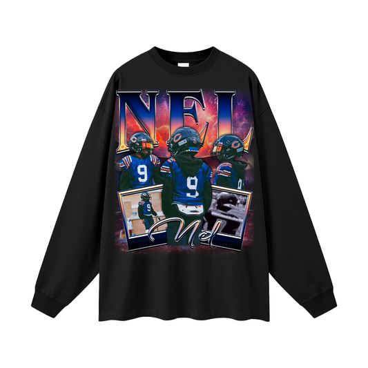 Nel Oversized Long Sleeve Tee