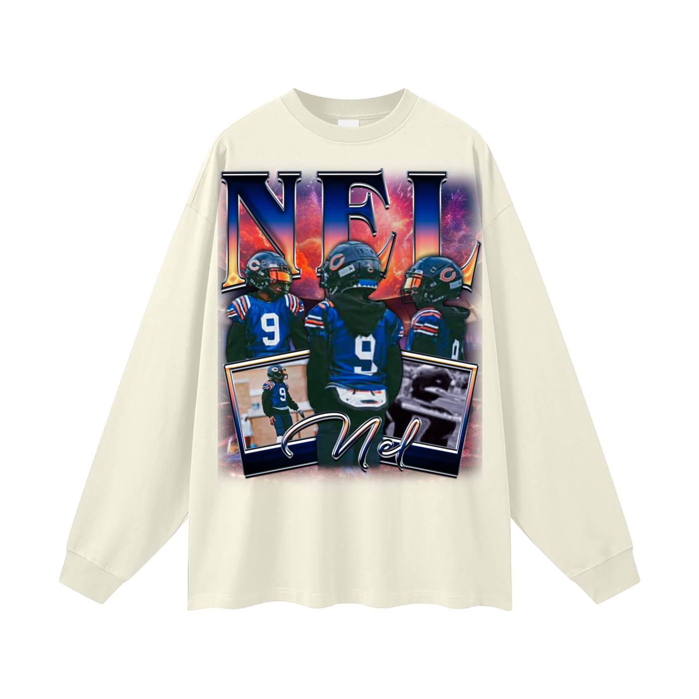 Nel Oversized Long Sleeve Tee