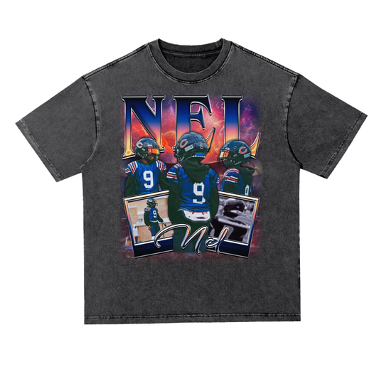 Nel Oversized Acid wash T-shirt