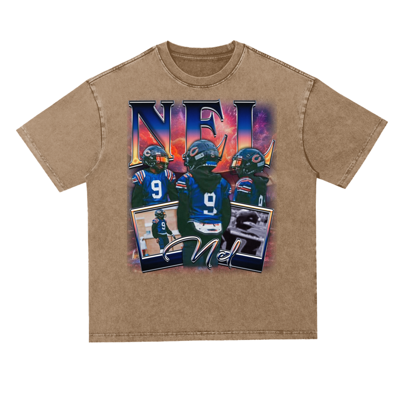Nel Oversized Acid wash T-shirt
