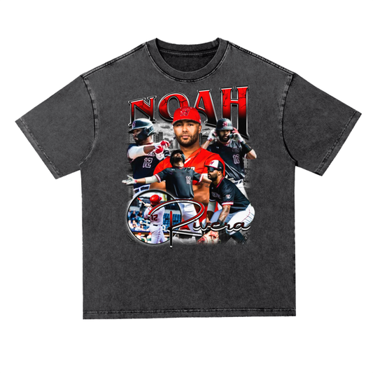 Noah Rivera Oversized Acid wash T-shirt