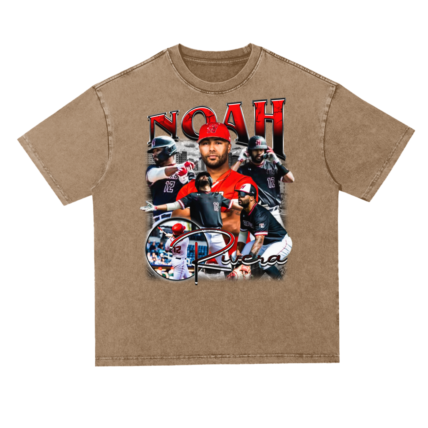 Noah Rivera Oversized Acid wash T-shirt