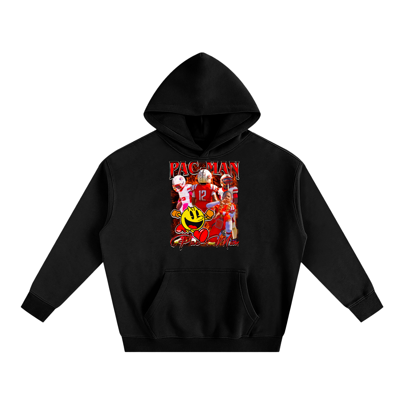 Pac-Man Oversize Fleeced Hoodie