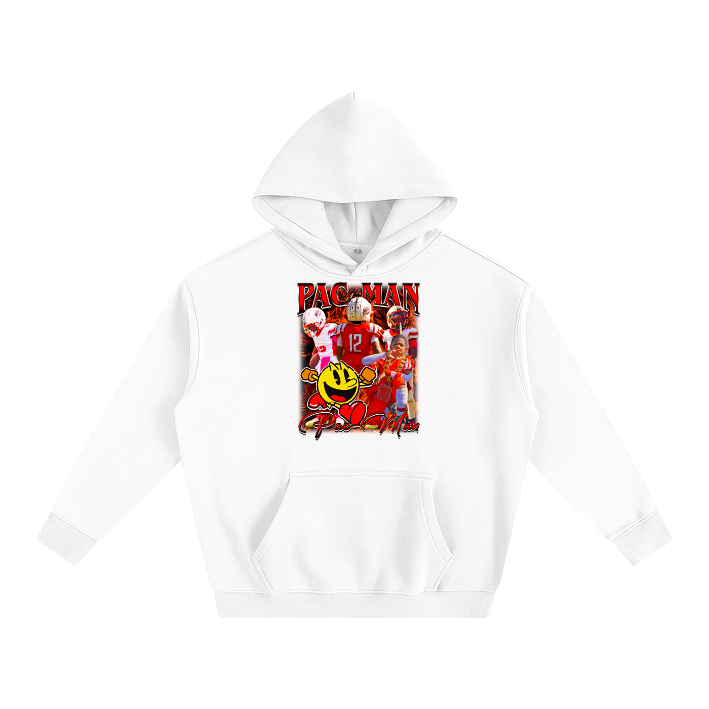 Pac-Man Oversize Fleeced Hoodie