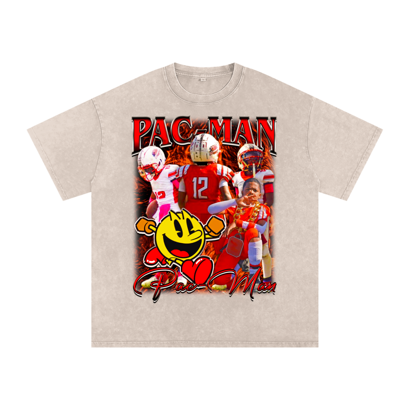 Pac-Man Heavyweight Oversized T-shirt