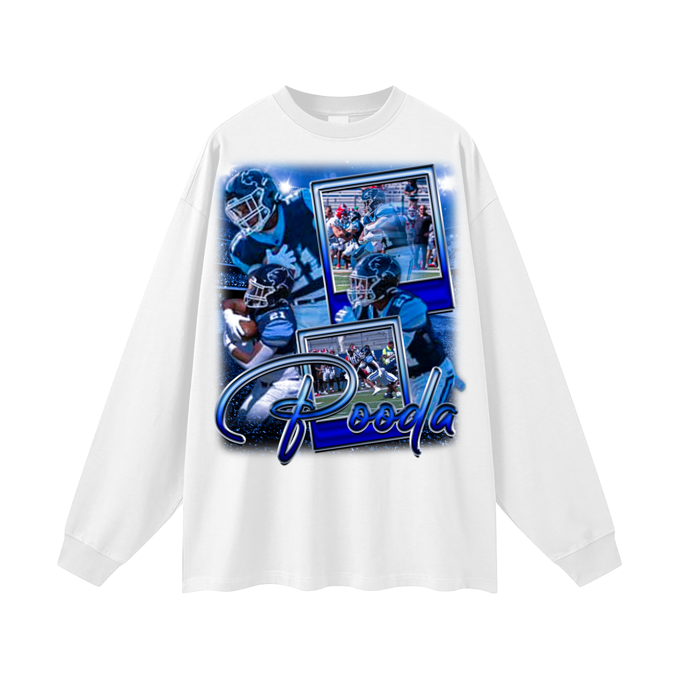 Pooda Oversized Long Sleeve Tee
