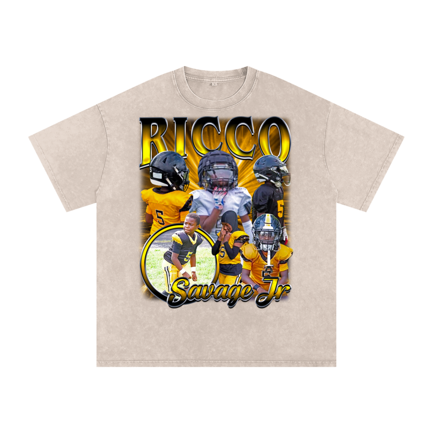 Ricco Savage Jr Heavyweight Oversized T-shirt
