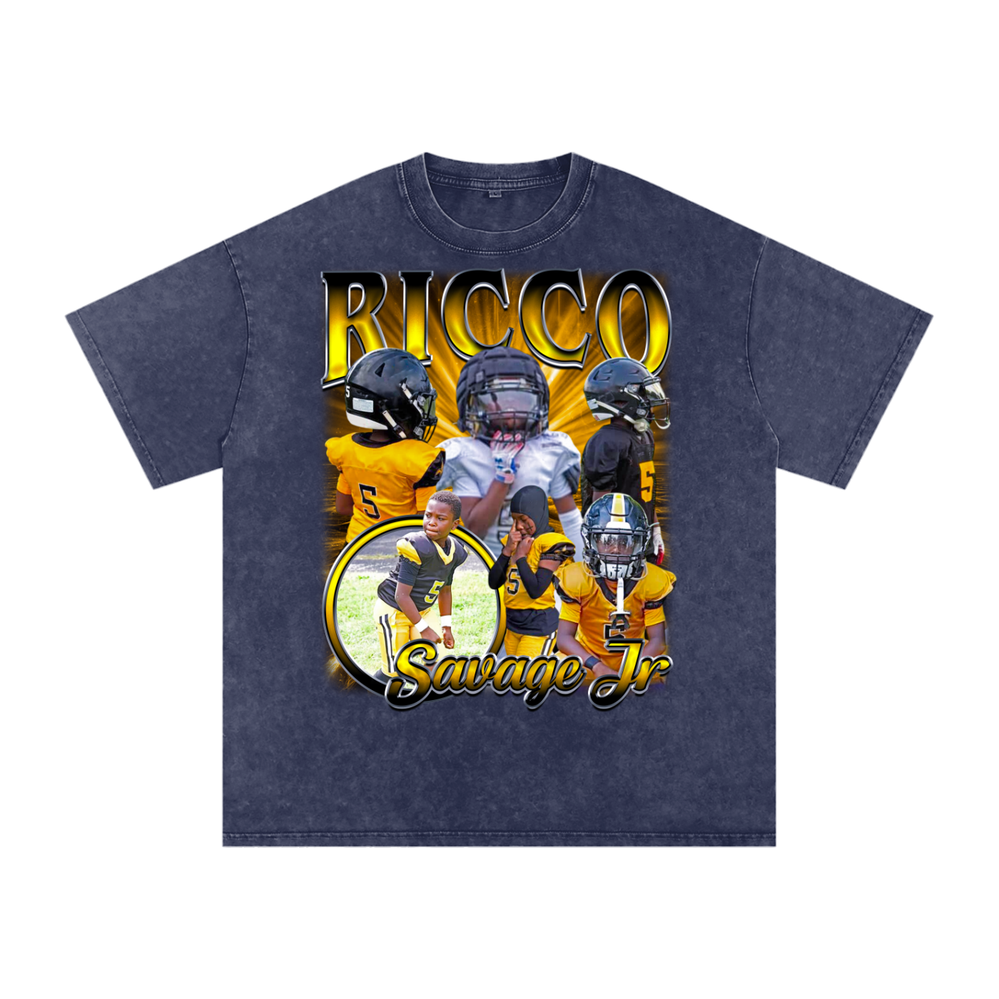 Ricco Savage Jr Heavyweight Oversized T-shirt