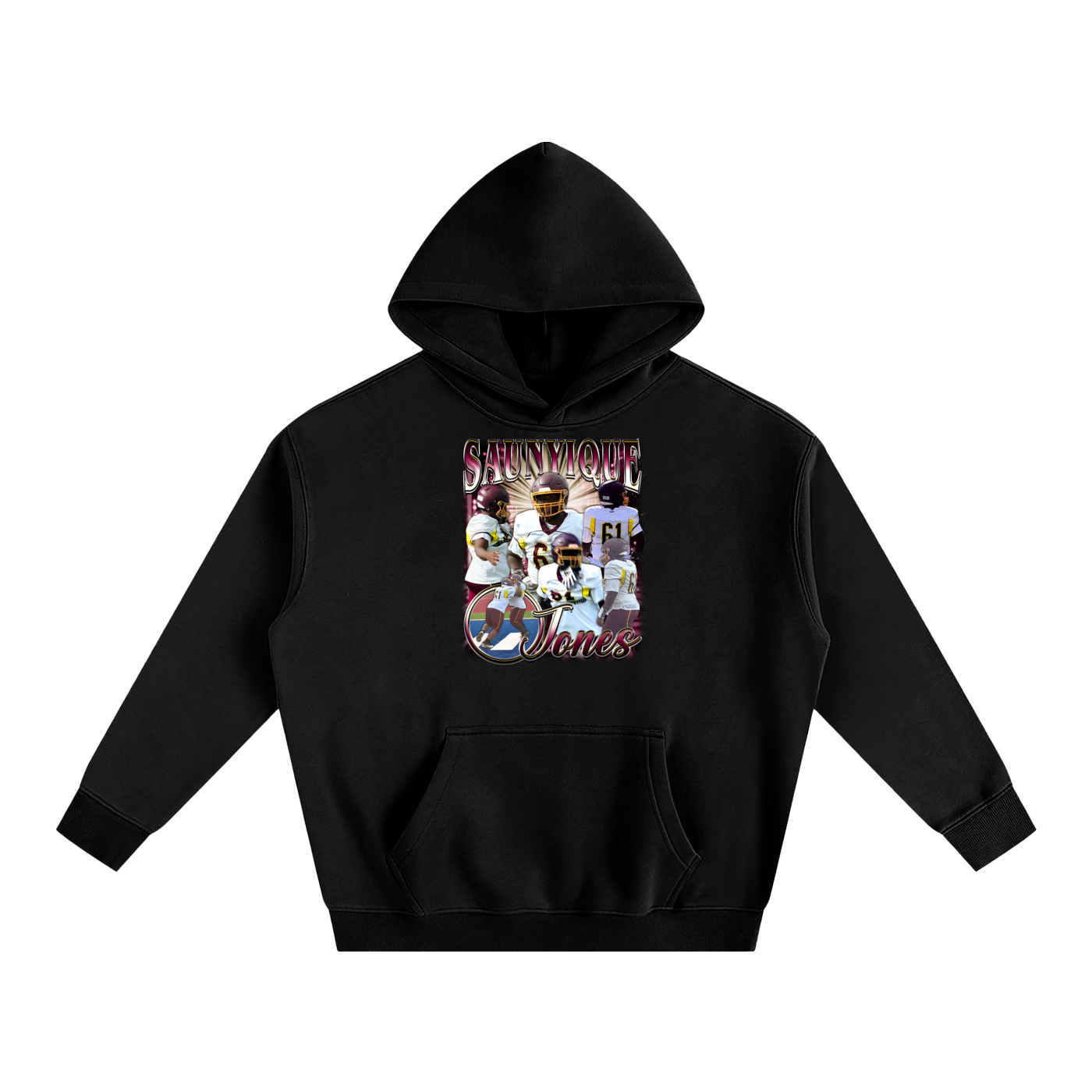 Saunyique Jones Oversize Fleeced Hoodie