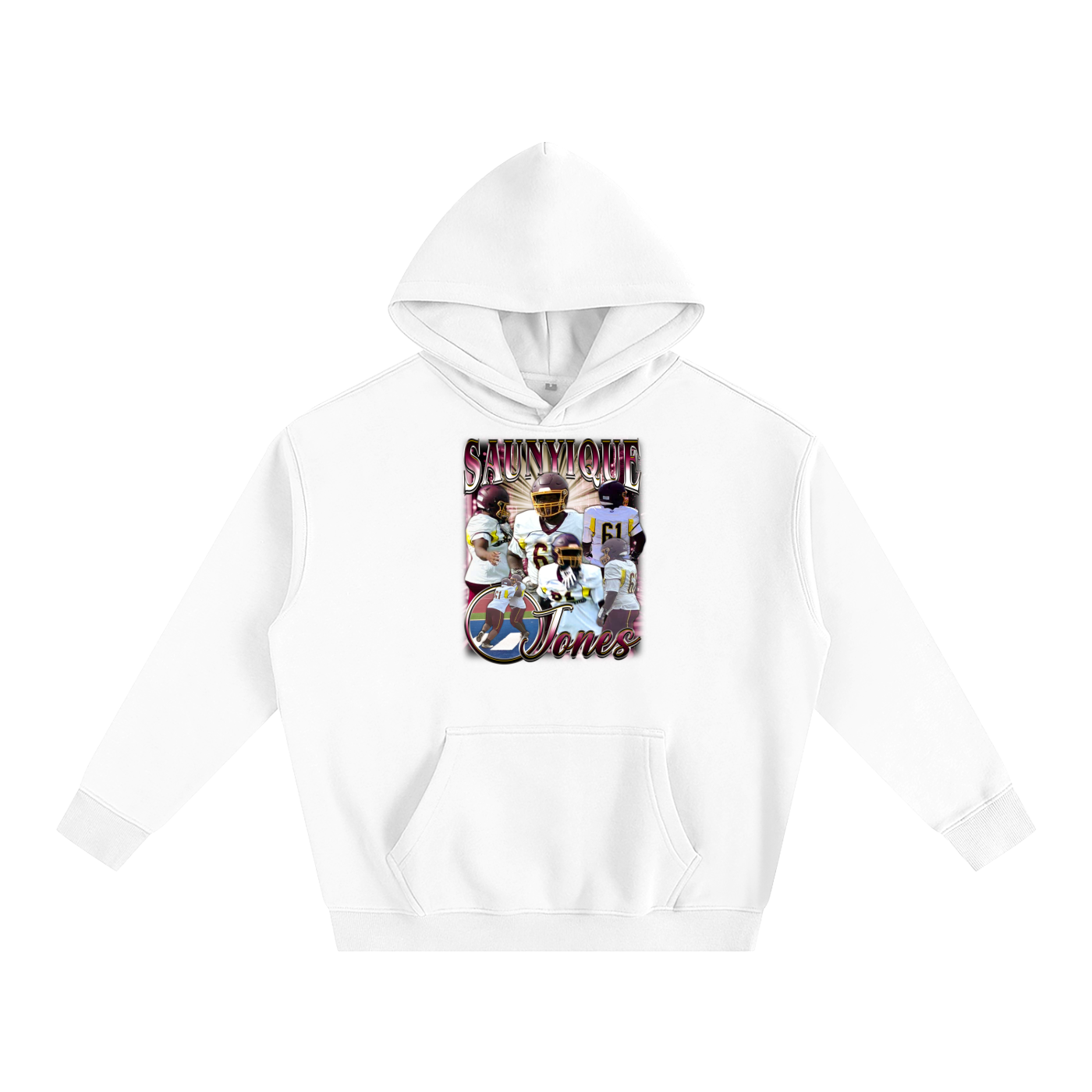 Saunyique Jones Oversize Fleeced Hoodie
