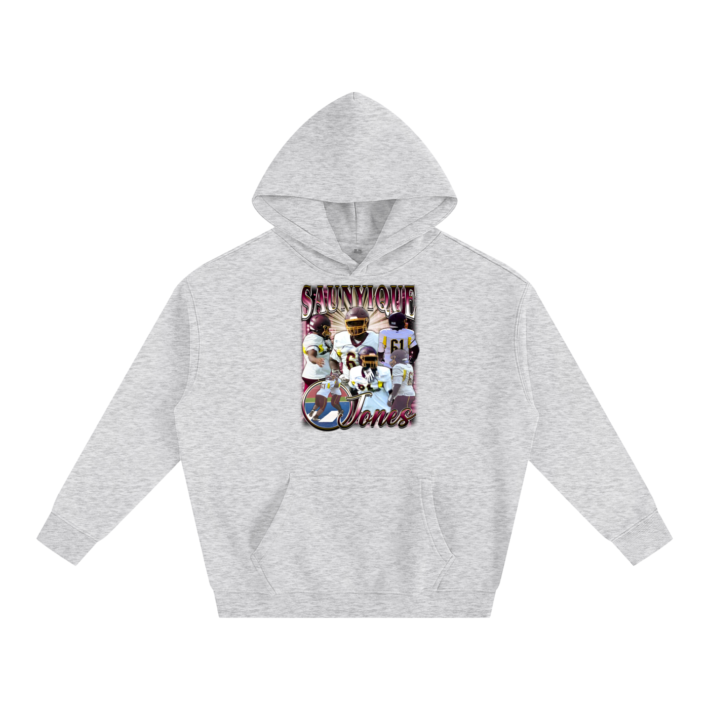 Saunyique Jones Oversize Fleeced Hoodie