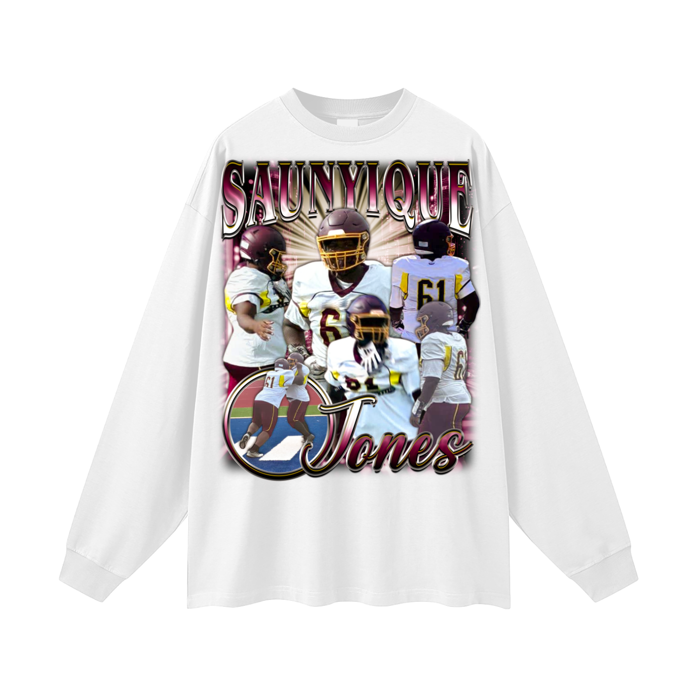 Saunyique Jones Oversized Long Sleeve Tee