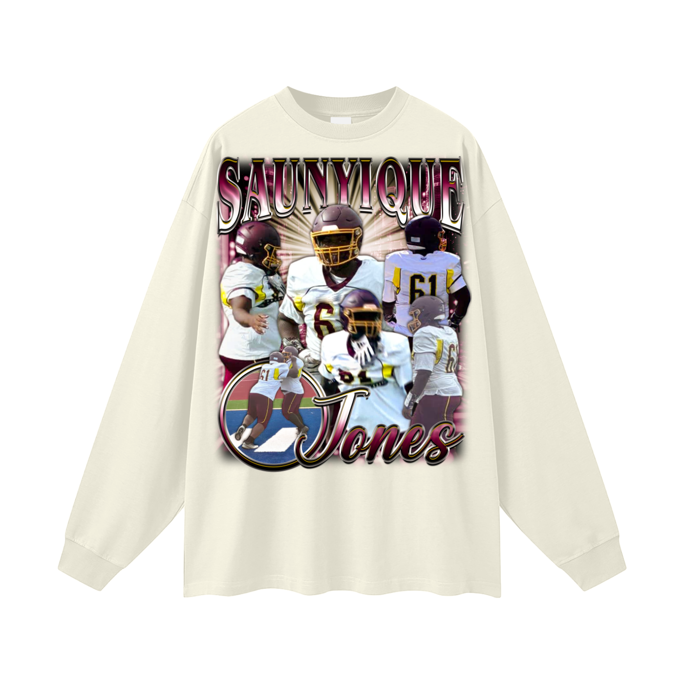 Saunyique Jones Oversized Long Sleeve Tee