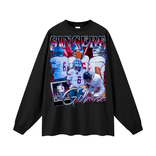 Sincere Gilmer Oversized Long Sleeve Tee