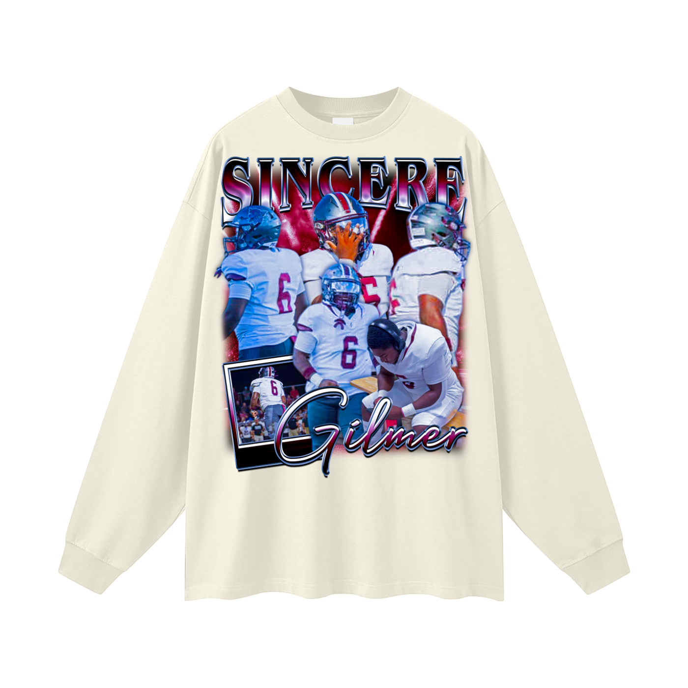 Sincere Gilmer Oversized Long Sleeve Tee